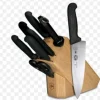 Hot Ensemble de bloc à couteaux de 8 pièces en bois dur Couteaux