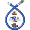 Sale Ensemble de boyau à gaz Snapfast de 1" de diamètre et 60" de long Équipements De Cuisson