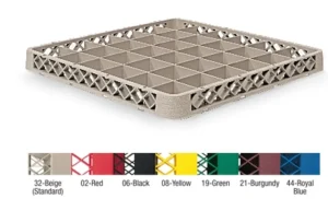Best Extension de 36 compartiments pour panier à lave-vaisselle - Beige Lave-vaisselles Commerciaux Et Accessoires