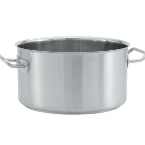Sale Faitout de 16.1 L en acier inoxydable Intrigue Batterie De Cuisine