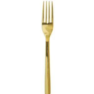 Online Fourchette à diner de 7 7/8" en acier inoxydable 18/0 Chefs Table Gold - 12 par boite Coutellerie
