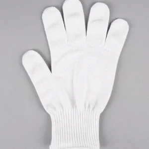 Hot Gant anti-coupure Grand - Blanc Couteaux