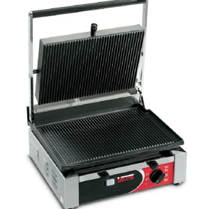 Hot Grille-panini simple à surface de cuisson nervurée de 15" x 17" Équipements De Cuisson