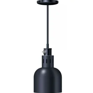 Fashion Lampe chauffante de 8.5" x 6.5" - Noire Réchauds Et Maintiens
