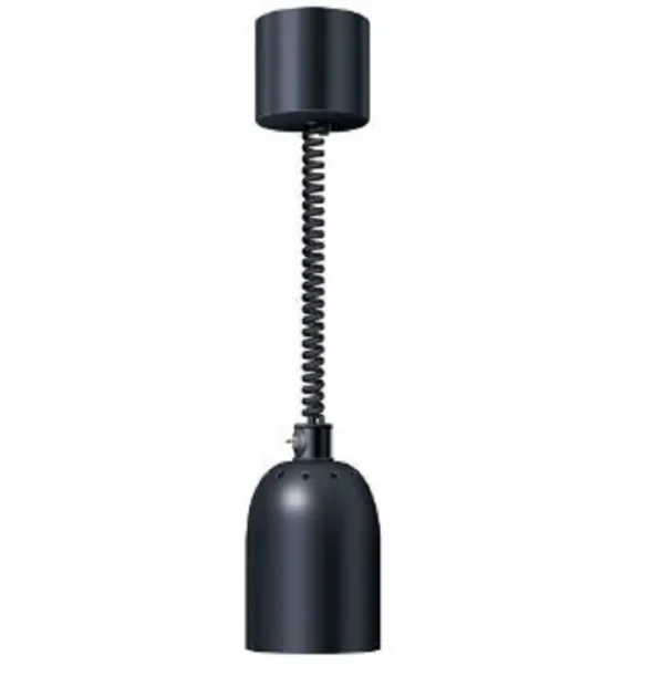 Hot Lampe chauffante de 8.5" x 6 1/8" - Noire Réchauds Et Maintiens