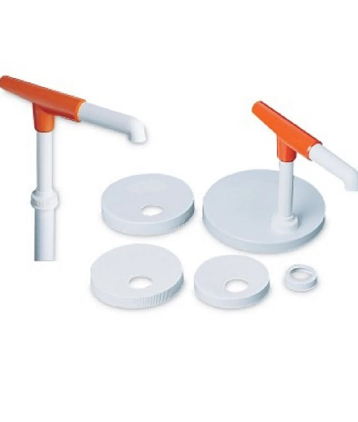 mga_pompe_orange_pour_con_0.webp Online Méga pompe orange pour condiments épais - 1 oz par portion Accessoires Et Distributeurs Pour Condiments