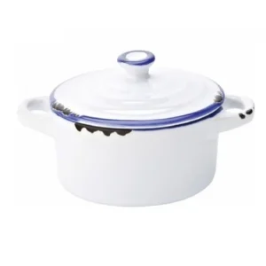 New Mini casserole de 4" (8.75 oz) Avebury Blue Vaisselle De Service