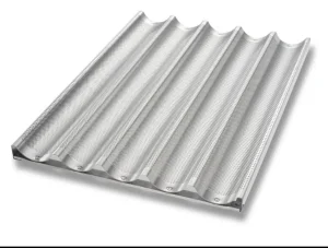 Best Moule à pain perforé pour 5 baguettes de 3" x 26" Cuisson Et Pâtisserie