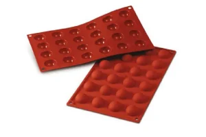 New Moule en silicone flexible demi-sphères - 24 x 10 ml Cuisson Et Pâtisserie