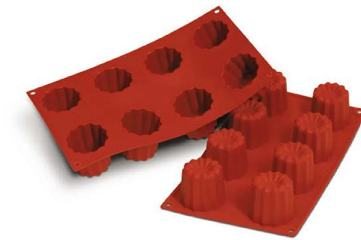 moule_en_silicone_flexibl_0-2.webp Online Moule en silicone flexible à cannelés bordelais - 8 x 92 ml Cuisson Et Pâtisserie