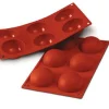 New Moule en silicone flexible demi-sphères - 6 x 80 ml Cuisson Et Pâtisserie