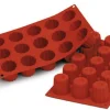 Sale Moule en silicone flexible pour moyen cannelé - 15 x 60 ml Cuisson Et Pâtisserie