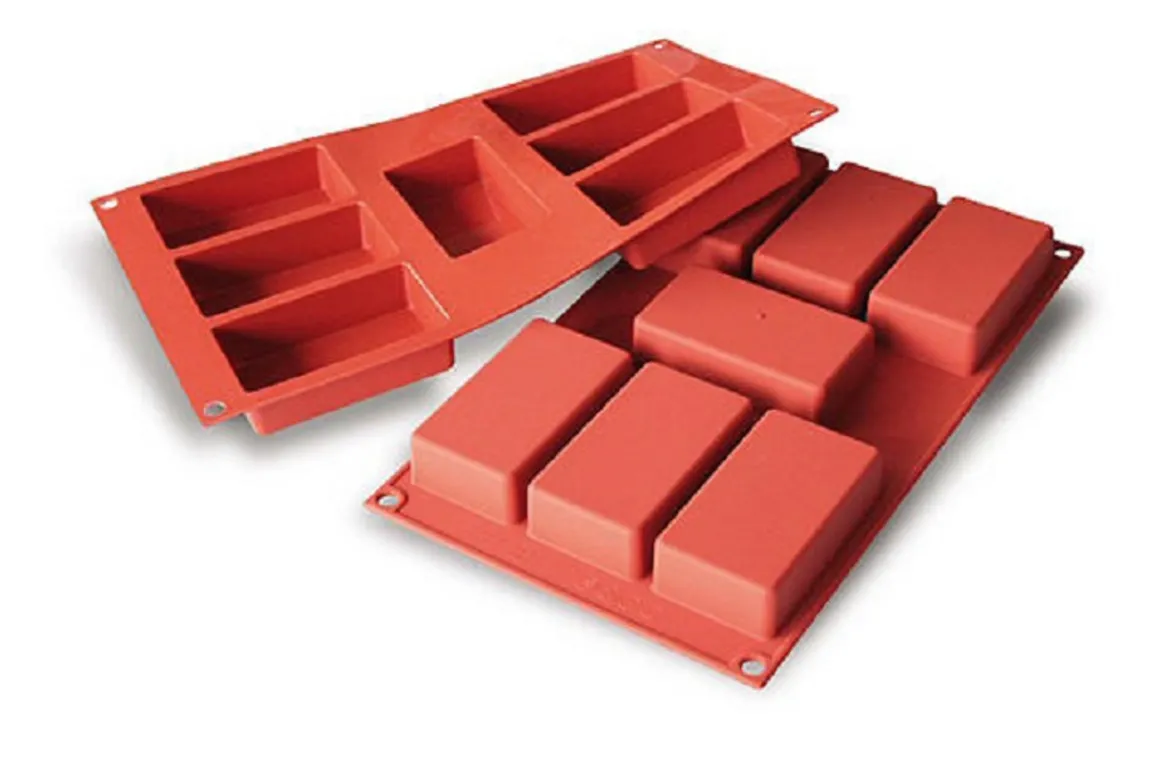 moule_rectangle_en_silico_0.webp Online Moule rectangle en silicone flexible - 7 x 97 ml Cuisson Et Pâtisserie