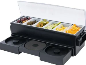 Discount Organisateur à garnitures à 6 compartiments de 20" x 7" x 6" Accessoires De Bar