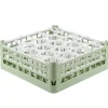 Discount Panier 20 compartiments 5-11/16 po pour grand verre vert pâle Lave-vaisselles Commerciaux Et Accessoires
