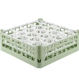 Discount Panier 20 compartiments 5-11/16 po pour grand verre vert pâle Lave-vaisselles Commerciaux Et Accessoires