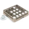 Clearance Panier à lave-vaisselle à 20 compartiments 1/1 pour tasses Traex - Beige Lave-vaisselles Commerciaux Et Accessoires