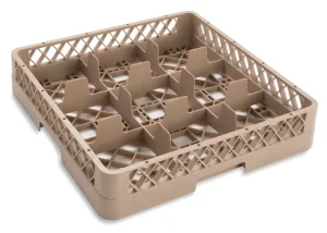 Best Panier à lave-vaisselle à 9 compartiments - Beige Lave-vaisselles Commerciaux Et Accessoires