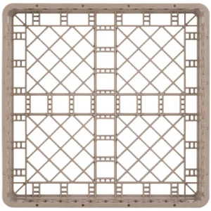 Fashion Panier à lave-vaisselle ouvert 1/1 à grands trous Traex - Beige Lave-vaisselles Commerciaux Et Accessoires