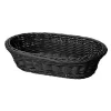 Clearance Panier ovale de 3" de profondeur - 11.75" x 8" - Noir Vaisselle De Service