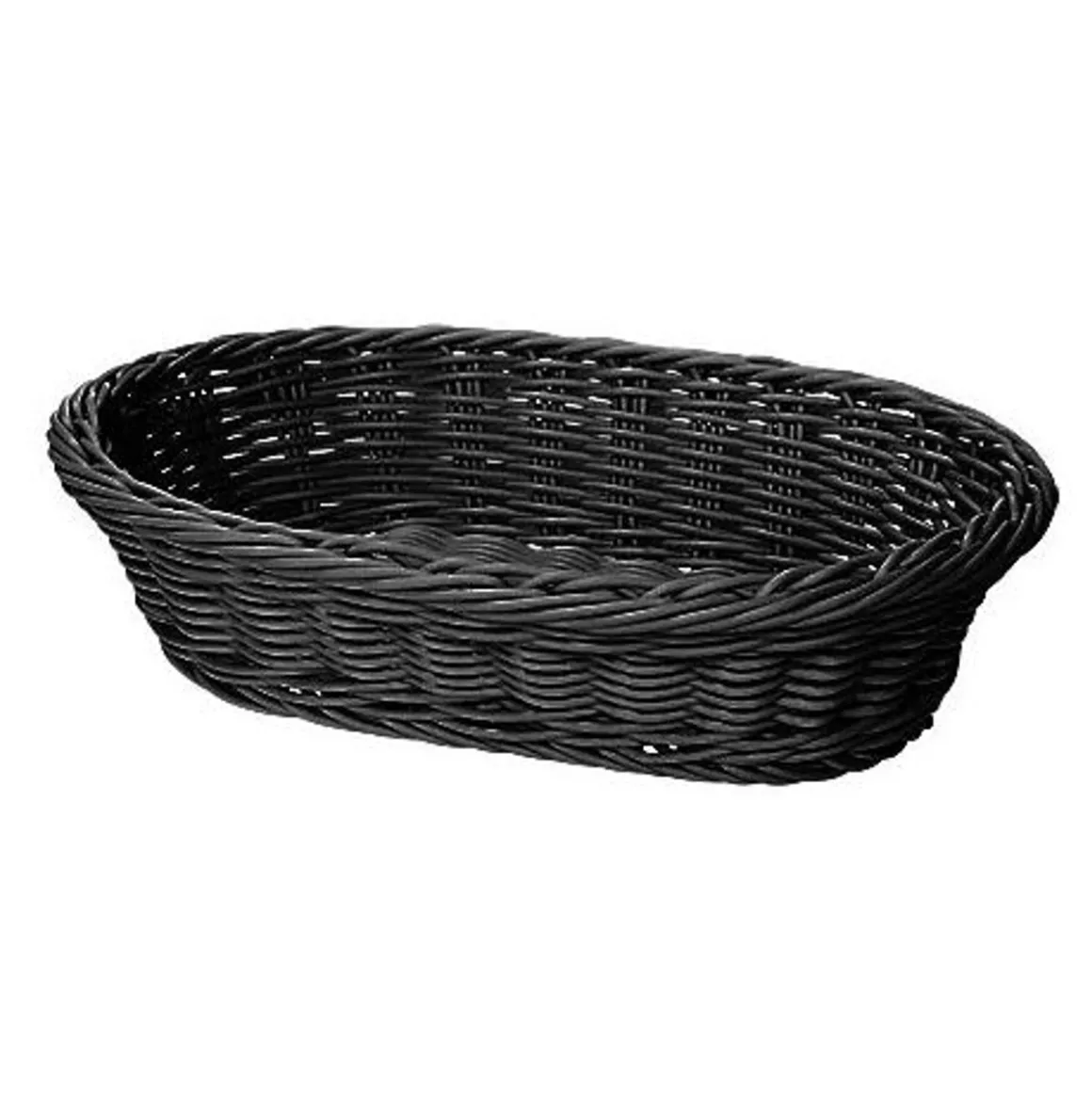 panier_ovale_de__de_profo_0.webp Clearance Panier ovale de 3" de profondeur - 11.75" x 8" - Noir Vaisselle De Service