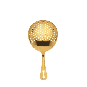 Sale Passoire à cocktail Julep de 6.5" - Plaqué or Accessoires De Bar