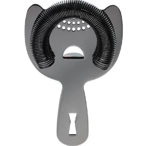 Discount Passoire à cocktails à ressort robuste en acier inoxydable - Noire Accessoires De Bar