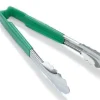 Outlet Pince utilitaire de 9.5" à embout festonné en acier inoxydable avec manche Kool-Touch Vert Ustensiles Et Outils De Cuisine