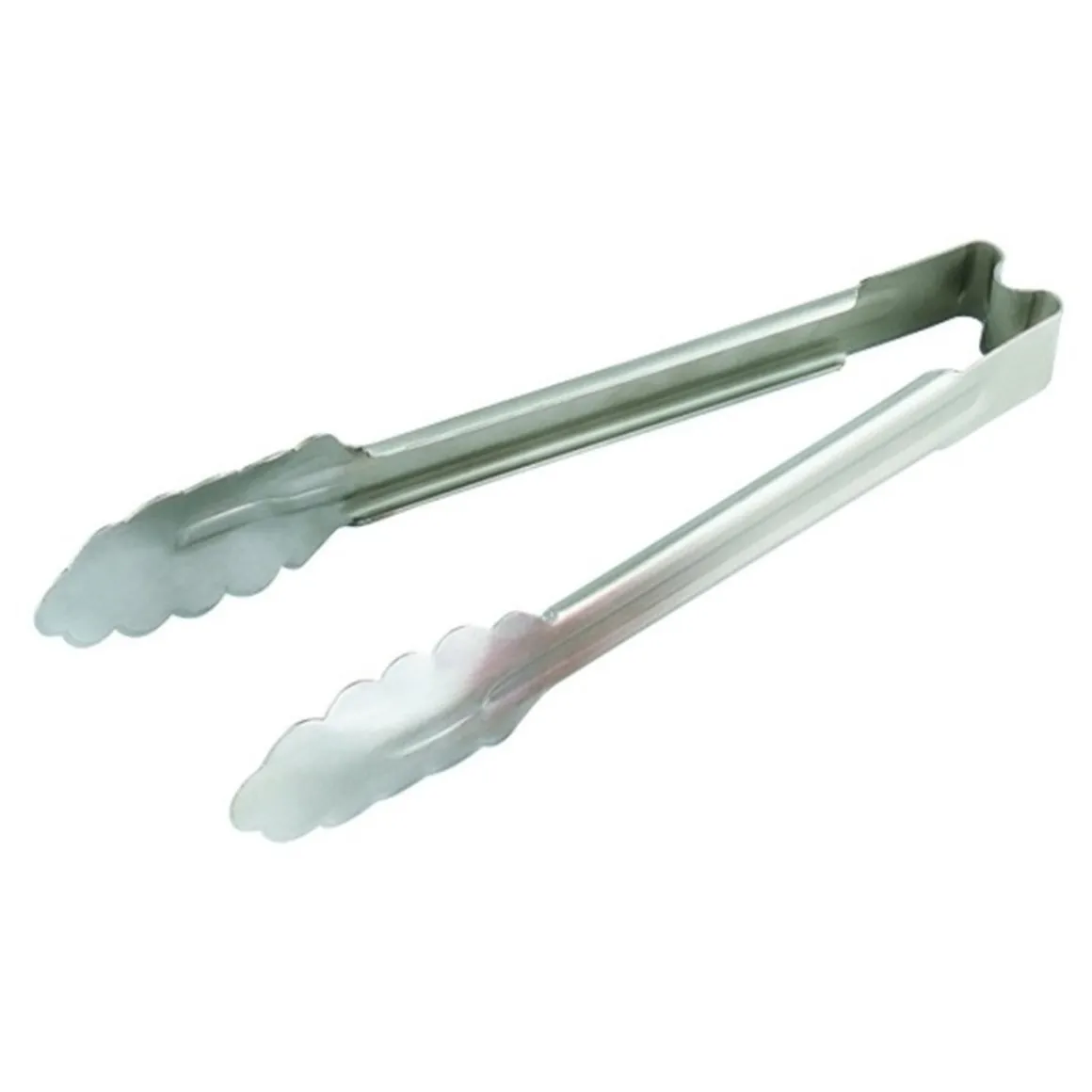 pince_utilitaire_robuste__0-2.webp Hot Pince utilitaire robuste de 16" monopièce à embout festonné en acier inoxydable (sans ressort) Jacob's Pride Ustensiles Et Outils De Cuisine