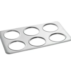 Best Plaque adaptatrice à six ouvertures de 4.25" Rangement Des Aliments