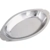 Fashion Plat à gratin ovale de 8 oz en acier inoxydable Vaisselle De Service