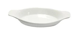 Best Plat à gratin ovale de 6.5 oz en céramique blanche Vaisselle De Service