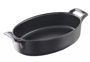 New Plat ovale profond de 14 oz noir Belle Cuisine - 4 par boite Vaisselle De Service