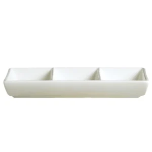 Best Plat rectangulaire à 3 compartiments de 2 oz Square - 48 par boite Vaisselle De Service
