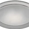 Clearance Plateau de service ovale de 19.75" x 13.75" en acier inoxydable Vaisselle