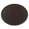 Outlet Plateau de service ovale antidérapant de 23" x 29" Camtread - Brun Articles De Service