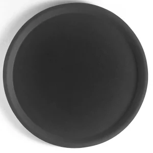 Sale Plateau de service rond antidérapant de 16" Camtread - Noir Satiné Articles De Service