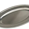 Best Plateau ovale de 23.5" x 16 1/8" en acier inoxydable Vaisselle