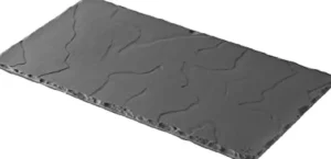Sale Plateau rectangulaire de 11.75" x 6.25" Basalt - Noir - 6 par boite Vaisselle