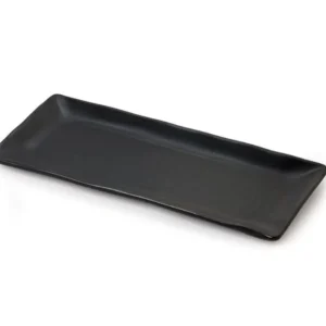 Best Plateau rectangulaire de 14" x 9" en mélamine Nara - Noir mat - 12 par boite Vaisselle