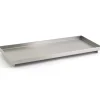 Online Plateau rectangulaire sur pied de 12.25" x 4.75" x 1" en acier inoxydable - 6 par boite Vaisselle