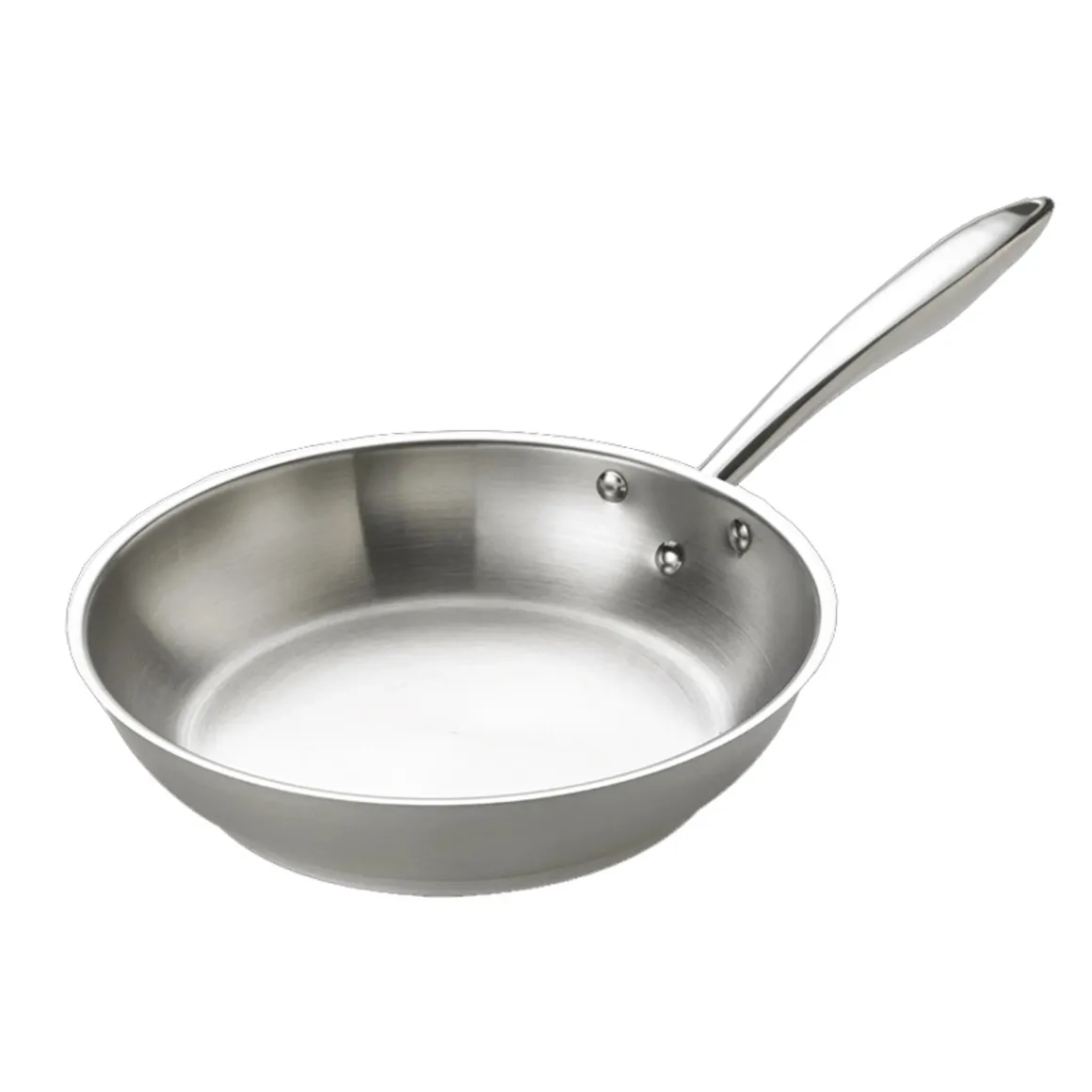 pole__frire_de__en_acier__0-4.webp Clearance Poêle à frire de 9.5" en acier inoxydable Thermalloy Batterie De Cuisine