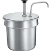 Fashion Pompe de 1 oz sur couvert de 8.5" en acier inoxydable Accessoires Et Distributeurs Pour Condiments