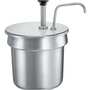 Fashion Pompe de 1 oz sur couvert de 8.5" en acier inoxydable Accessoires Et Distributeurs Pour Condiments