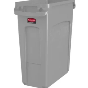 Clearance Poubelle Slim Jim ventilée de 16 gallons - Grise Poubelles Et Bac De Recyclage