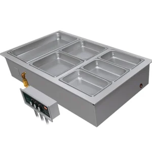 Sale Puit chauffant encastrable et isolé à 1 bac avec drain - 120V Réchauds Et Maintiens