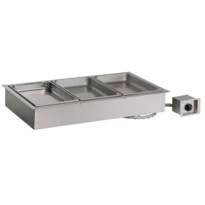 Hot Puit chauffant encastrable triple de 6" de profondeur - 208V/1P Réchauds Et Maintiens