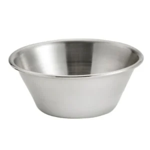 Clearance Ramequin à sauce cocktail de 4 oz en acier inoxydable - 12 par boite Vaisselle De Service