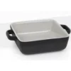 New Ramequin carré de 14 oz avec poignées Kiln - Noir - 12 par boite Vaisselle De Service