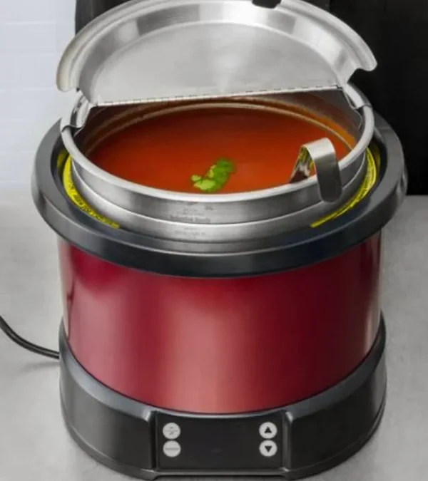 Best Réchaud à soupe à induction de 10.4 L - Rouge Réchauds Et Maintiens